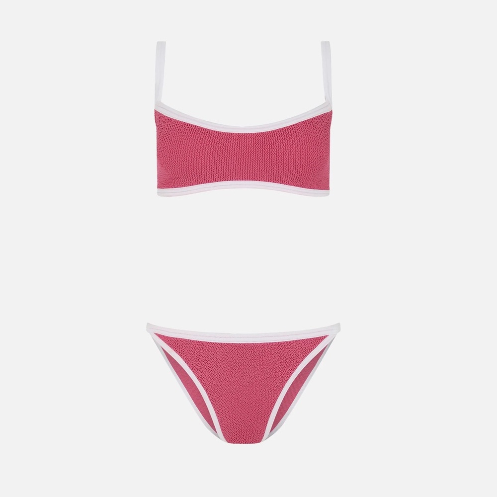 Hunza G ‘Tyler’ bikini set in Candy Pink, one size fits most